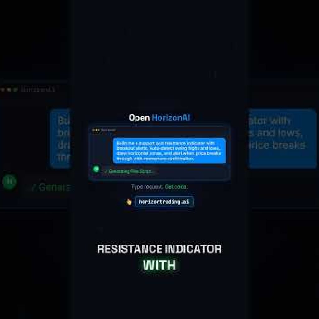 Code Support & Resistance in Pine Script [HorizonAI] #pinescript #tradingview #supportandresistance