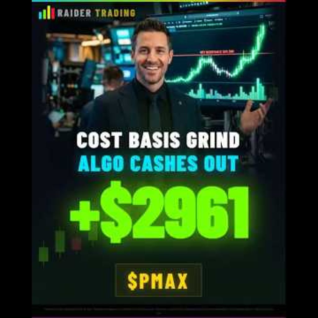 +$2,961 in 30 Minutes on $PMAX. Algo Doubled Down Twice and Still Won 🤖