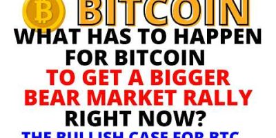 What has to Happen for Bitcoin to get a Bigger Bear Market Rally Right Now to the 50% Fib at $87k?