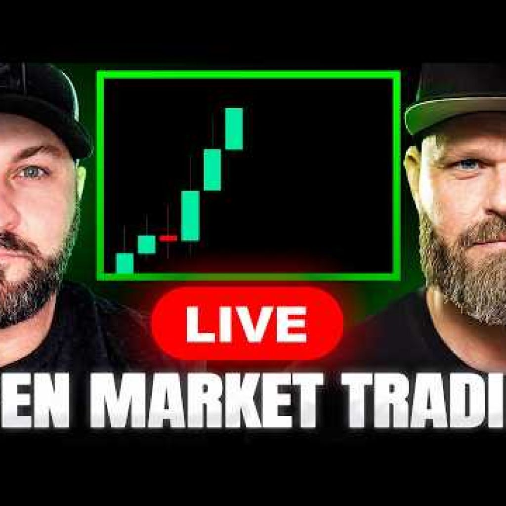 CRYPTO TRADING The Market Open | Bitcoin, NASDAQ, Gold & Oil