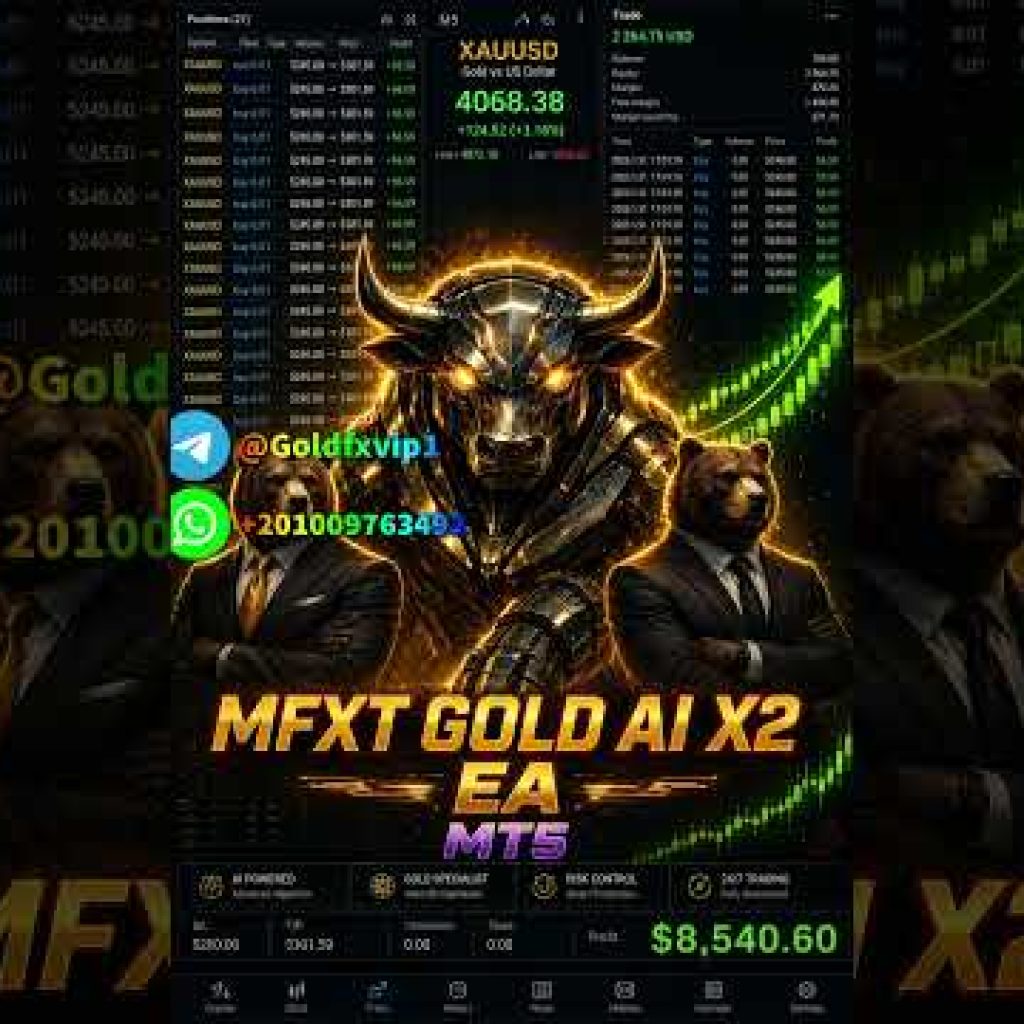 MFXT GOLD AI X2 EA MT5 Automated Forex Robot FREE DOWNLOAD الاكسبرت الأكثر ربحا في الفوركس