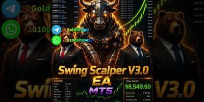 Swing Scalper V3.0 EA MT5 Automated Forex Robot FREE DOWNLOAD الاكسبرت الأكثر ربحا في الفوركس