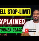 Sell Stop-Limit Order Explained In Yoruba For Beginner Traders | Forex | Crypto | Stocks  | Indices
