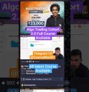 Algo Trading Cohort 2.0 Full Course Available for free 😎 | leak course | latest Course | #shorts !