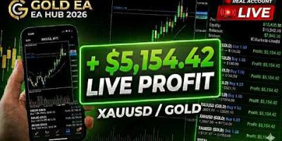 WATCH LIVE TRADING $5,154.42 Gold Scalping Strategy 2026 | MT4 & MT5 Robot |