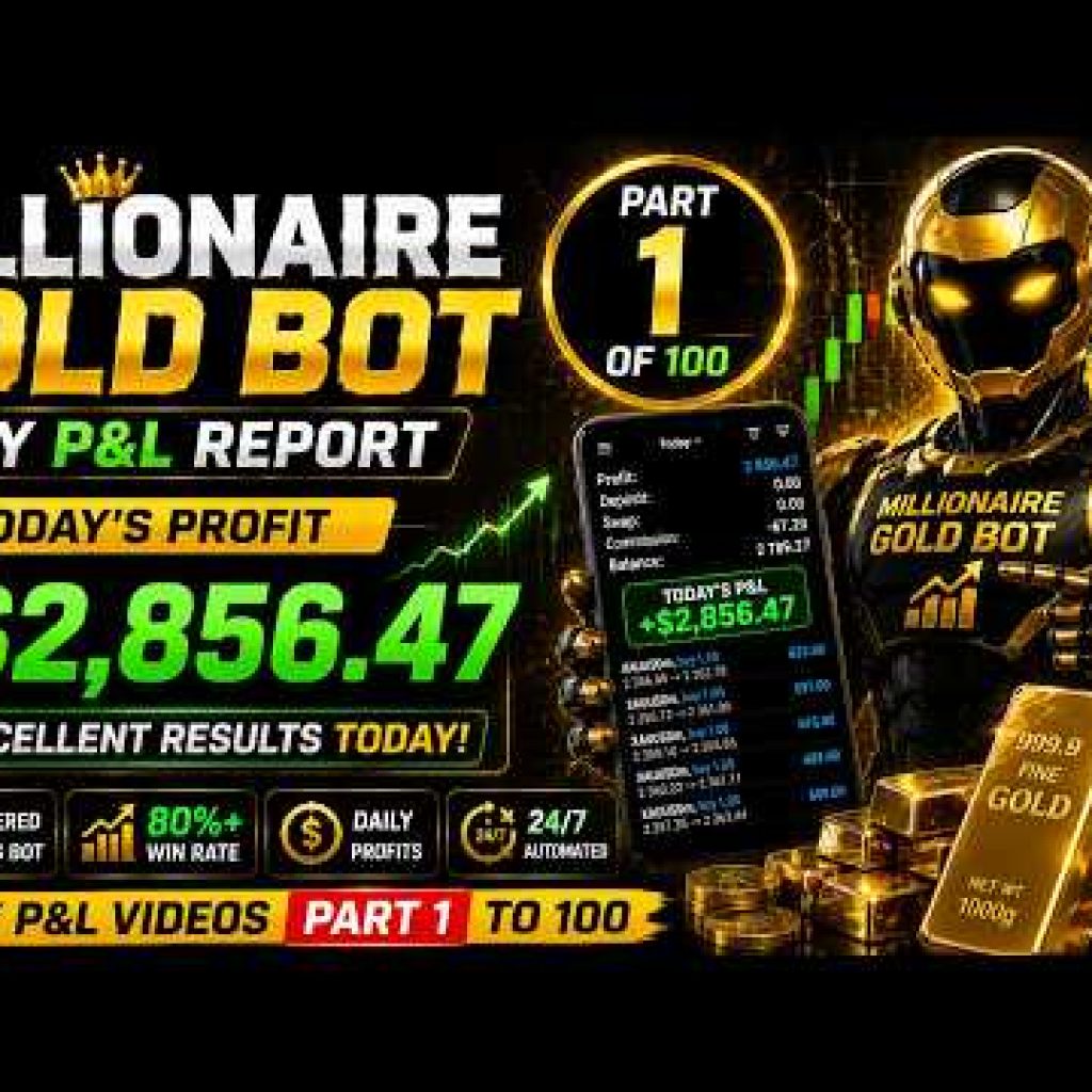Gold Trading Bot Daily P&L Report | Part 1🔥 [ LIVE ACCOUNT ]