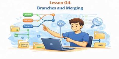 Git for Beginners: Branches, Merging, and Merge Conflicts Explained | Lesson 4