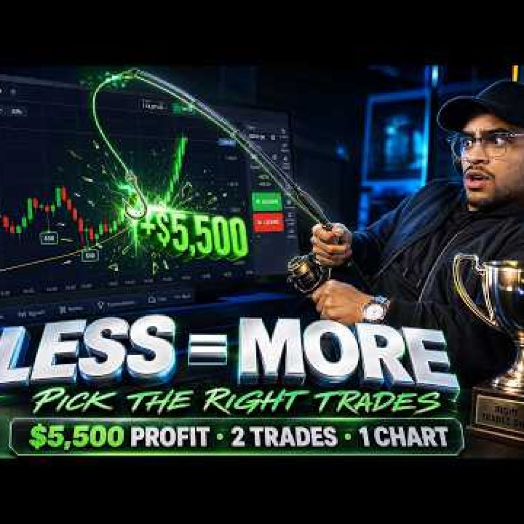 Trading Strategy LESS EQUALS MORE (Pick The Right Trades) In 2 Trades On 1 Chart Technical Analysis