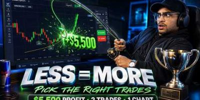 Trading Strategy LESS EQUALS MORE (Pick The Right Trades) In 2 Trades On 1 Chart Technical Analysis