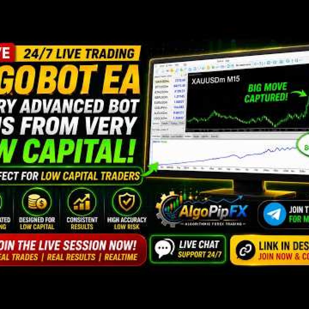 Algo Bot’s Live GOLD Trading | ALGO Trading On GOLD | Low Capital ALGO BOT #goldtrading #xauusd