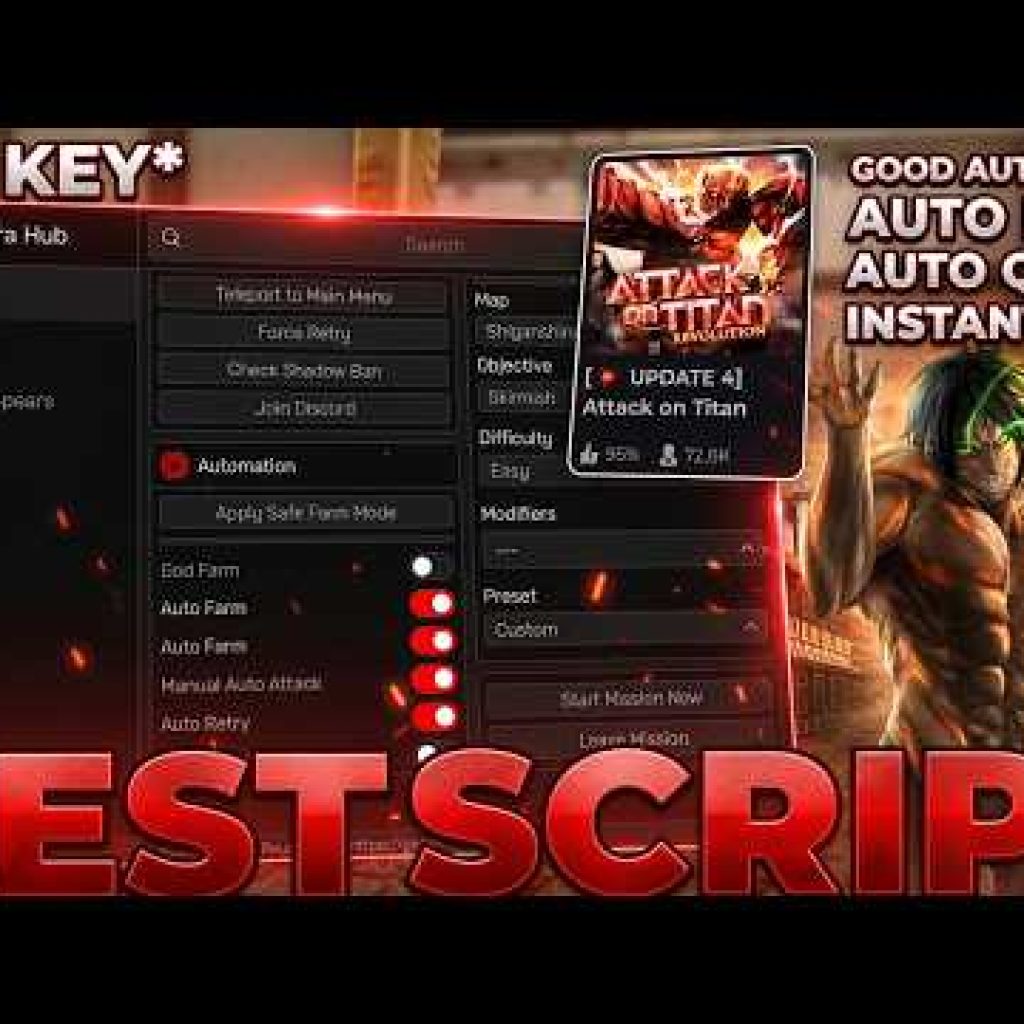 [⚡ OP] Attack On Titan Revolution Script No Key  | Auto Farm | Auto Raid | Multi Hit | (PC/MOBILE)
