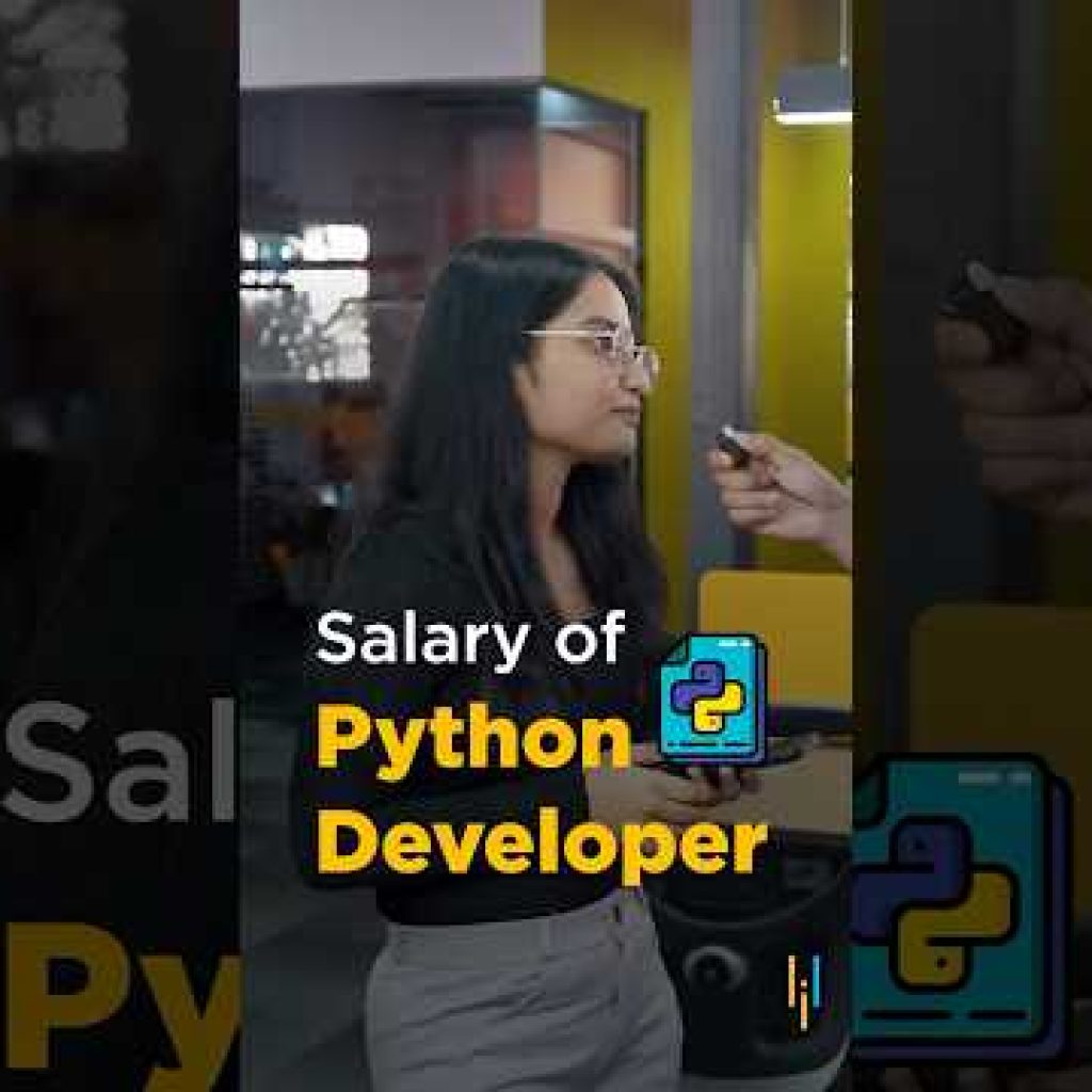 🔥Salary of Python Developer | Python Developer ki Salary | #Simplilearn #Shorts