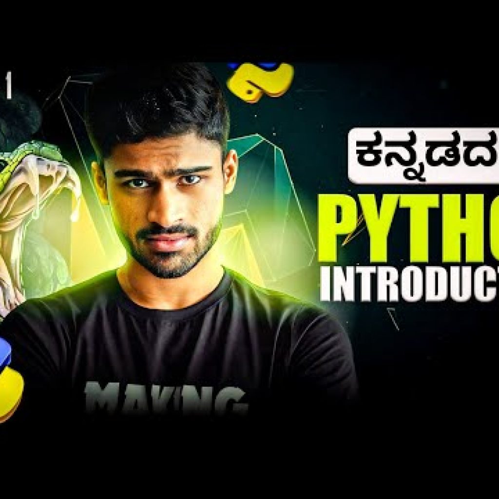 Python in Kannada – Introduction to Coding and Python | Full Course for Beginners – #1