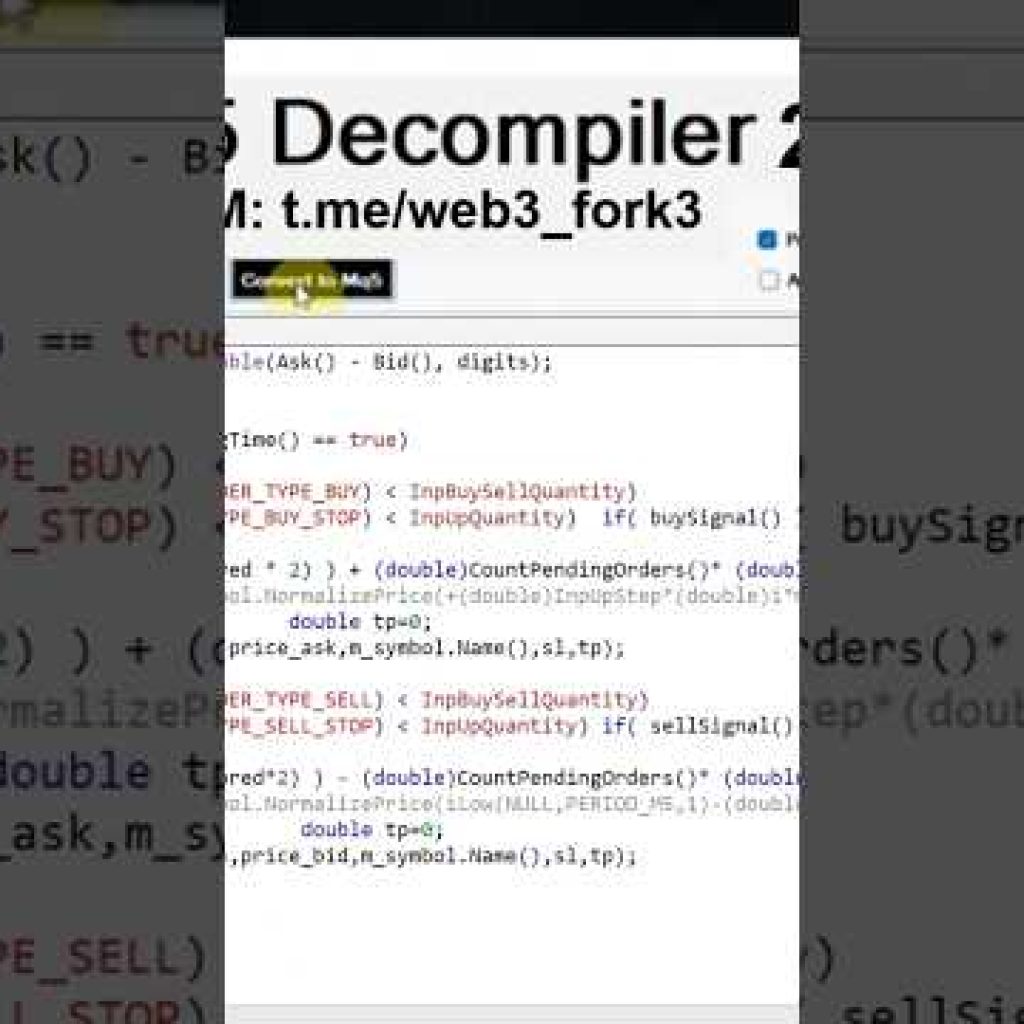 🔓 Decompile EX4/EX5 to MQL Source Code Safely [No Scams] #mql5 #xauusd #shorts