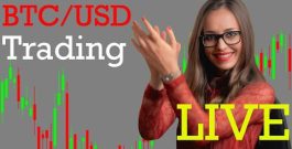 Live Bitcoin (BTCUSD) Trading & Technical Analysis – My Cryptocurrency Trading Strategy
