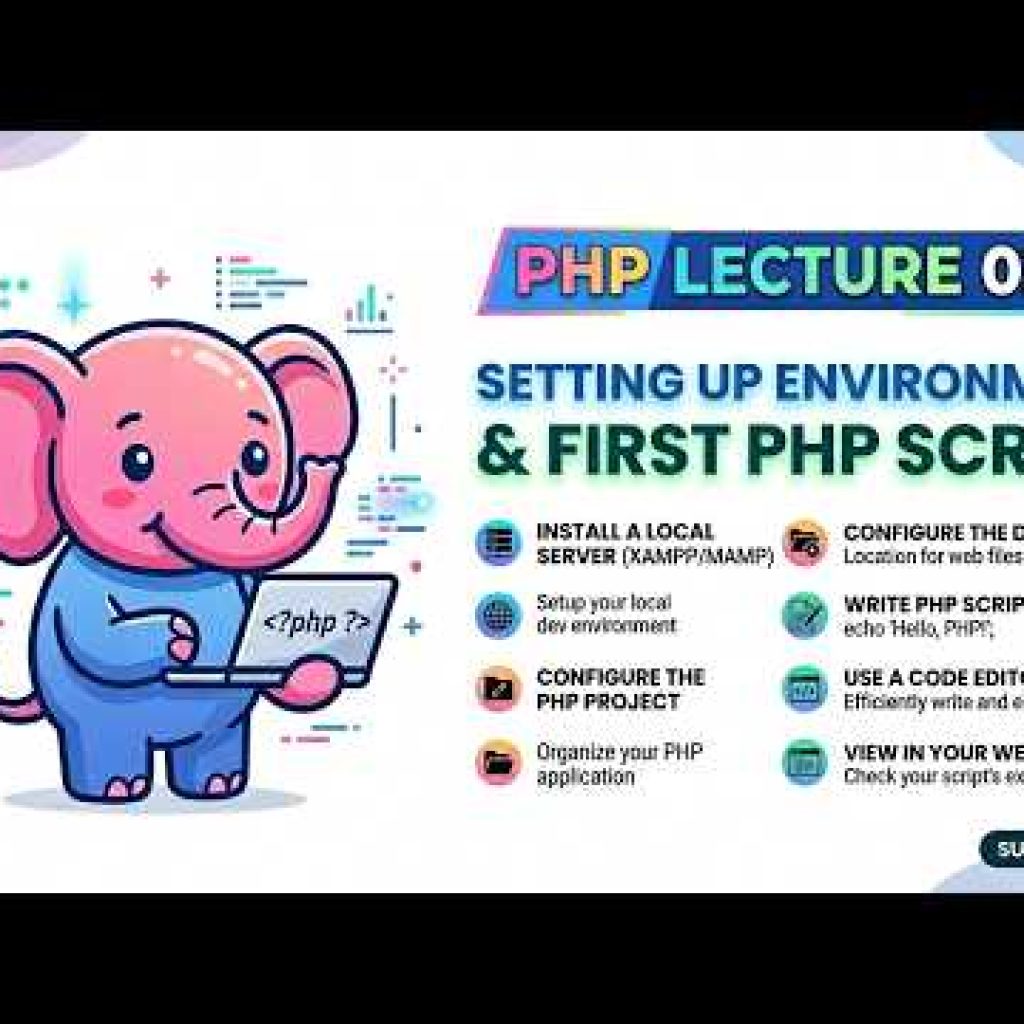 PHP ||  LECTURE -02 || SETTING UP ENVIRONMENT || FIRST PHP SCRIPT || #joait26001 #phptutorials