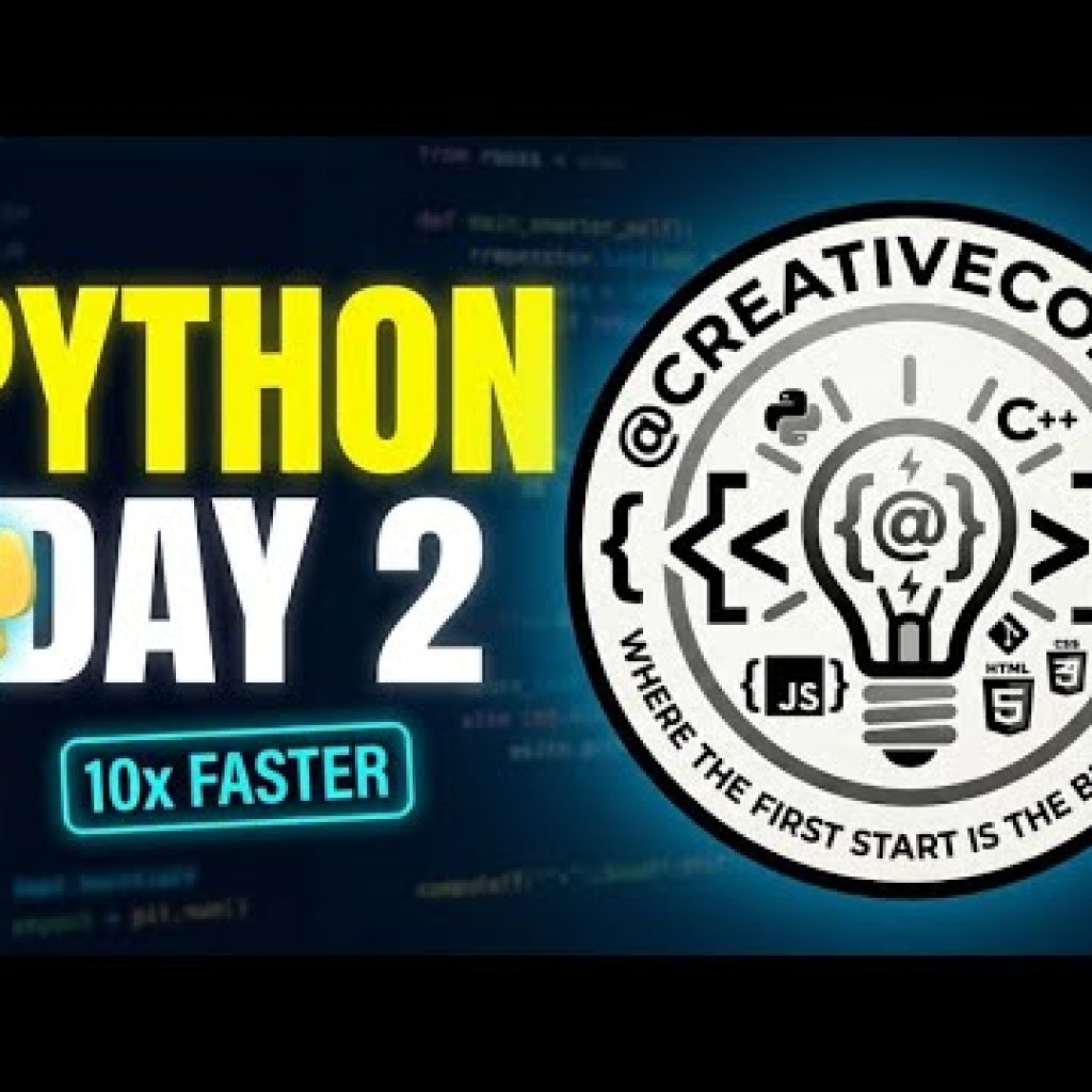 Python Deep Dive: Code 10x Faster (Day 2) | In Kannada