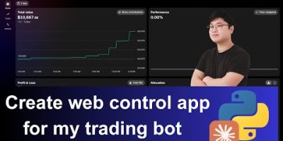 Coding a Web Control App for my Trading Bot –  Livestream 21 May 2026