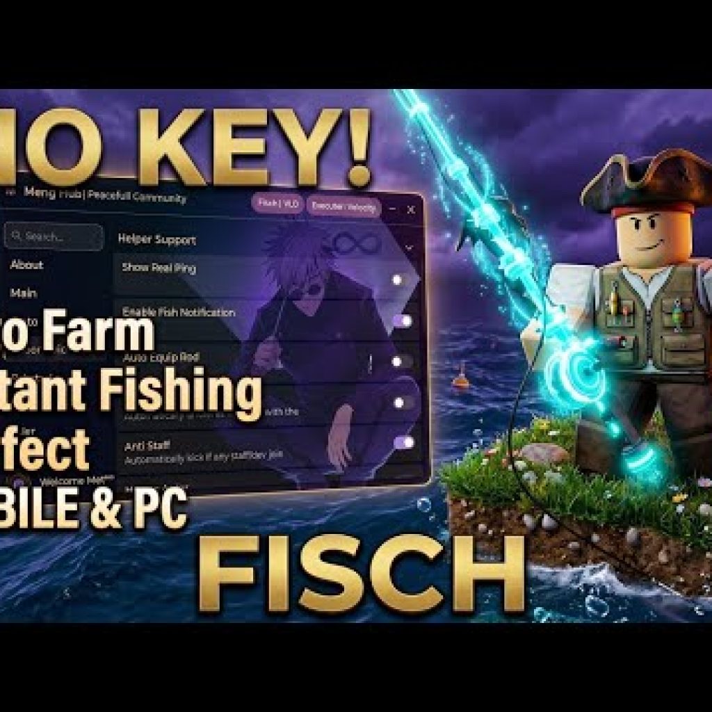 WORKING Fisch Script No Key | Auto Farm + ESP + Fast Reel | Undetected 2026 ✅