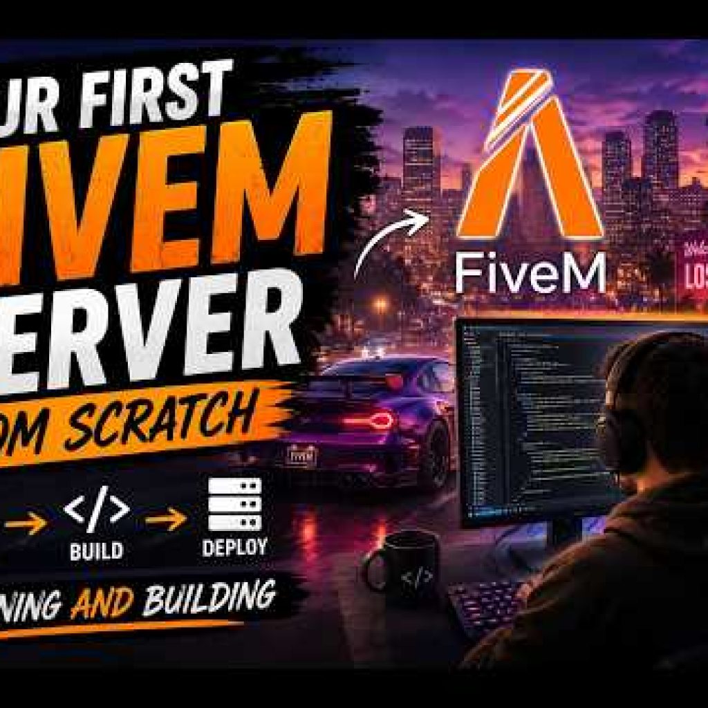Our first FiveM server from scratch using AI | Learning and building