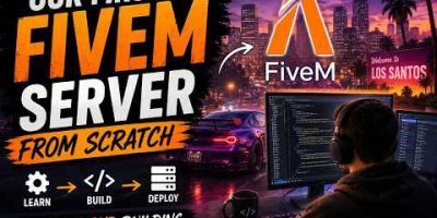 Our first FiveM server from scratch using AI | Learning and building