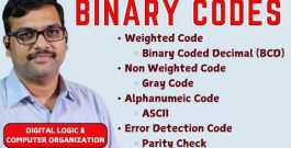 Types of Binary Codes in Computer Organization || Weighted and Non-Weighted Binary Codes || DL&CO