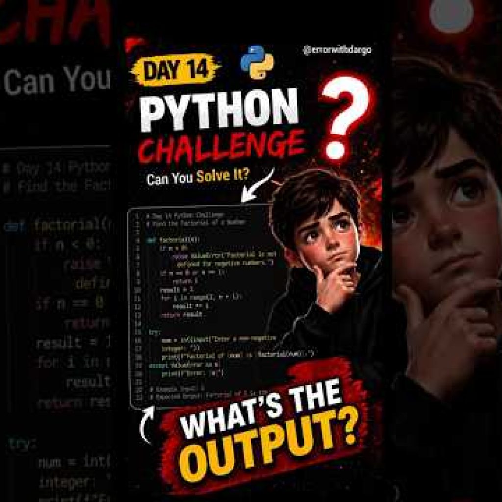 🚀 Python Challenge || Welcome to Day 15 of 100 Days of Python #coding #programming