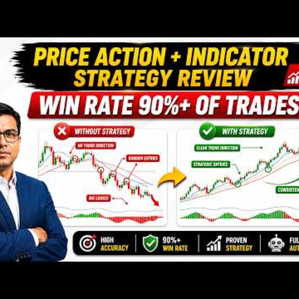 Price Action + Indicator Strategy Review | Win Rate 90%+ of Trades | Forex Robot