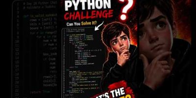 🚀 Python Challenge || Welcome to Day 20 of 100 Days of Python #coding #programming