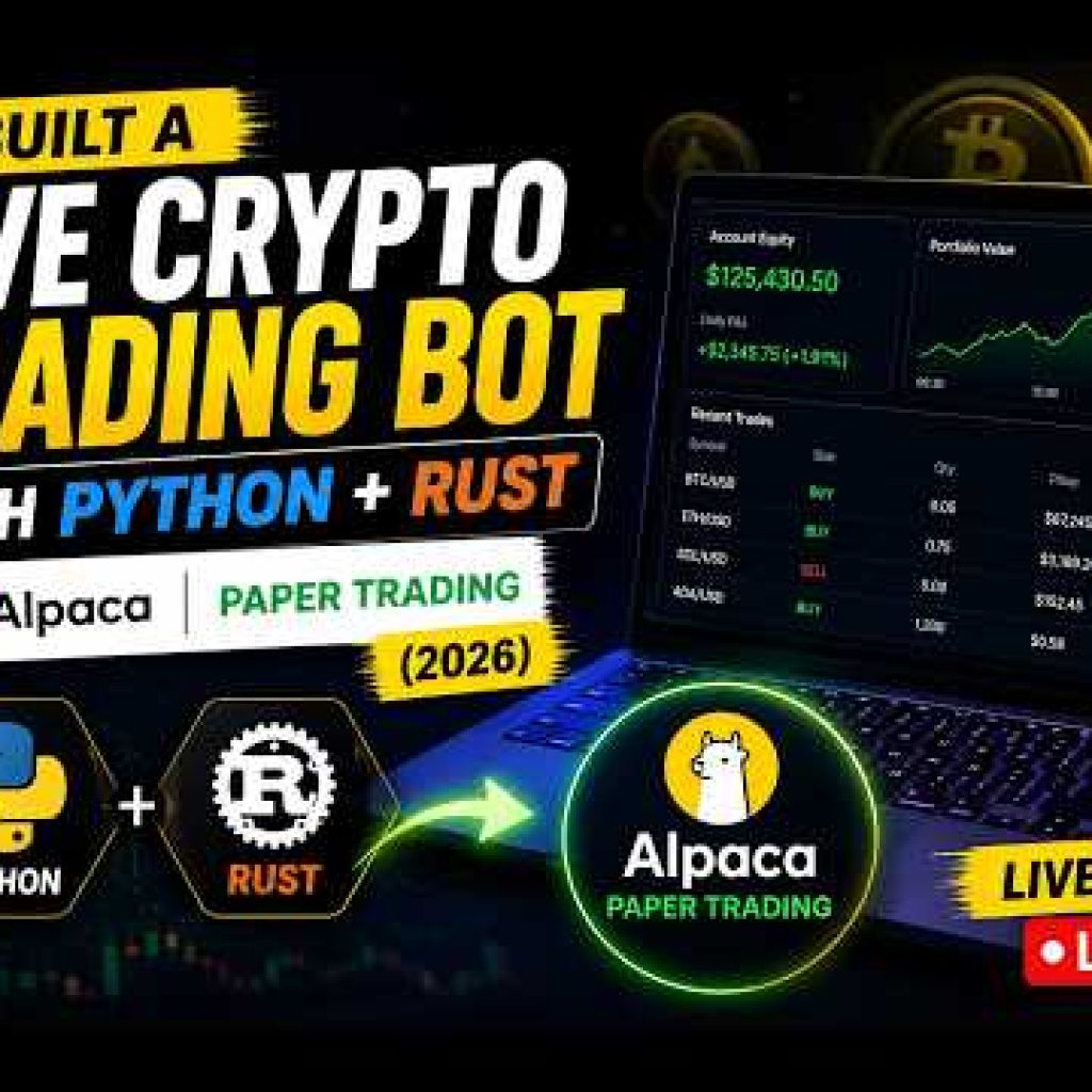 I Built a Live Crypto Trading Bot with Python + Rust — Alpaca Paper Trading (2026)