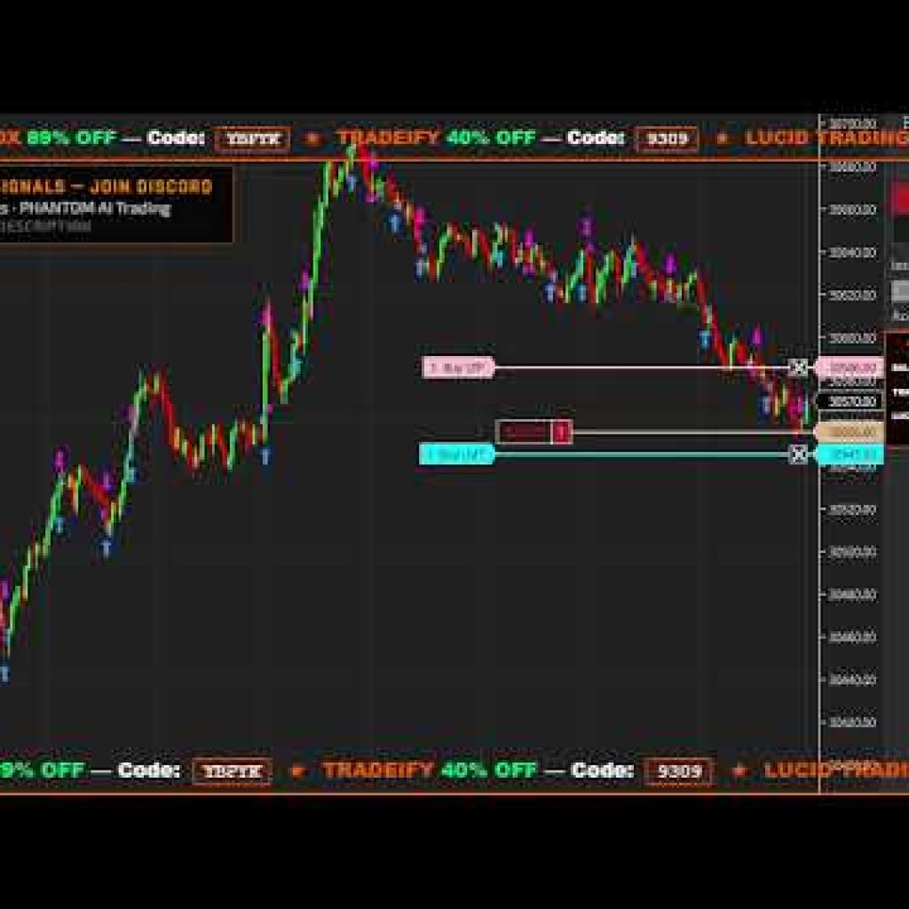LIVE: AI Trading Bot Scalps MNQ Futures in Real-Time | PHANTOM & Claude AI