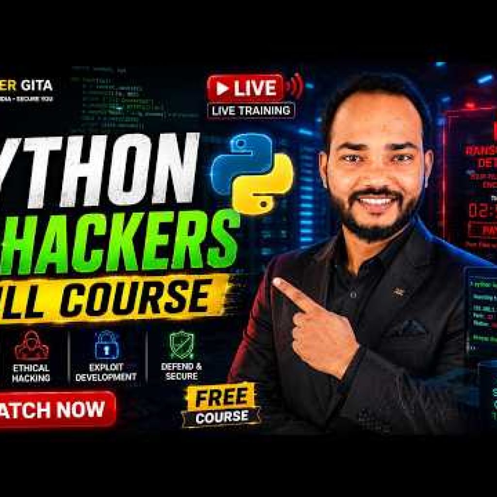 Python for Hackers Full Course | Learn Python for Cyber Security & Ethical Hacking