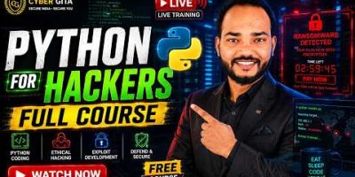 Python for Hackers Full Course | Learn Python for Cyber Security & Ethical Hacking
