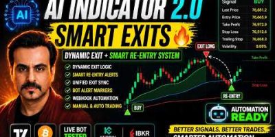AI Trading Indicator 2.0 🔥 Smart Exits + Automation Ready