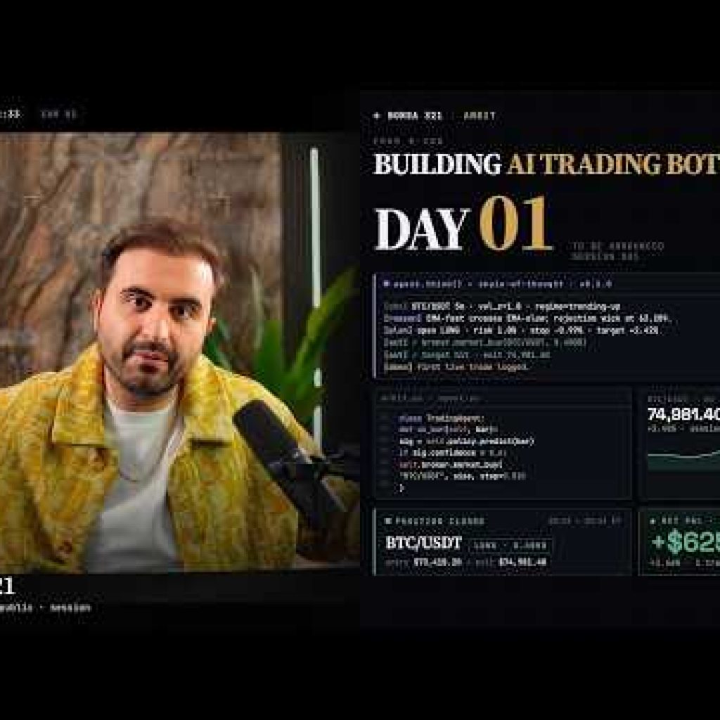 Day 01 — Building AI Trading Bot From Scratch — First Trade Execution | P&L: $0