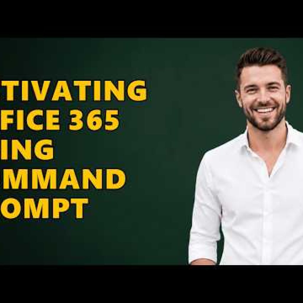 Activating Office 365 Using Command Prompt