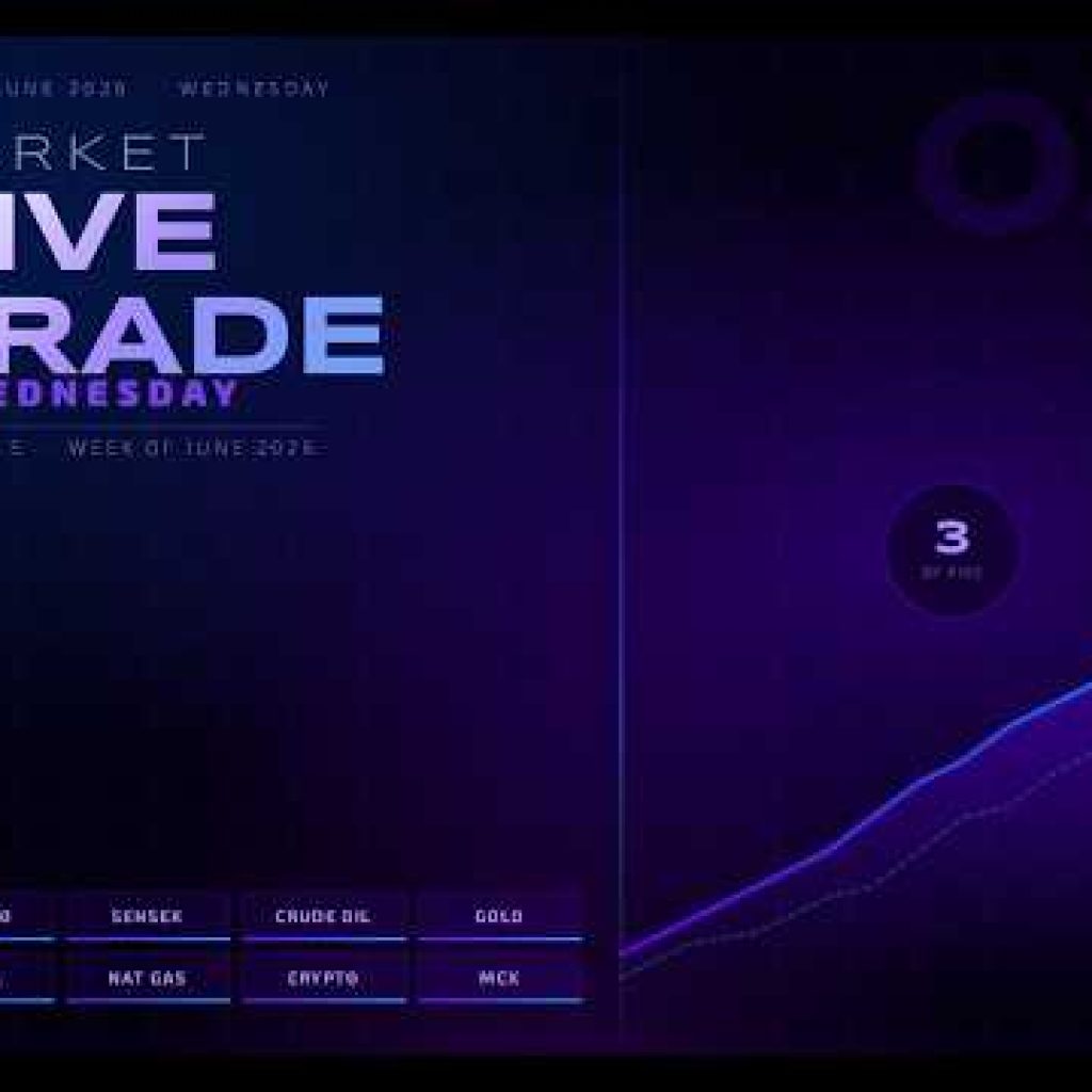 🔴 WEDNESDAY LIVE TRADING | Nifty50 BankNifty Sensex + Gold Crude Crypto Forex |