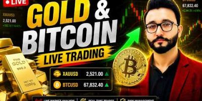 LIVE Gold (XAUUSD) & Bitcoin (BTCUSD) Trading Session! #btclivetrading  #xauusdlivetrading