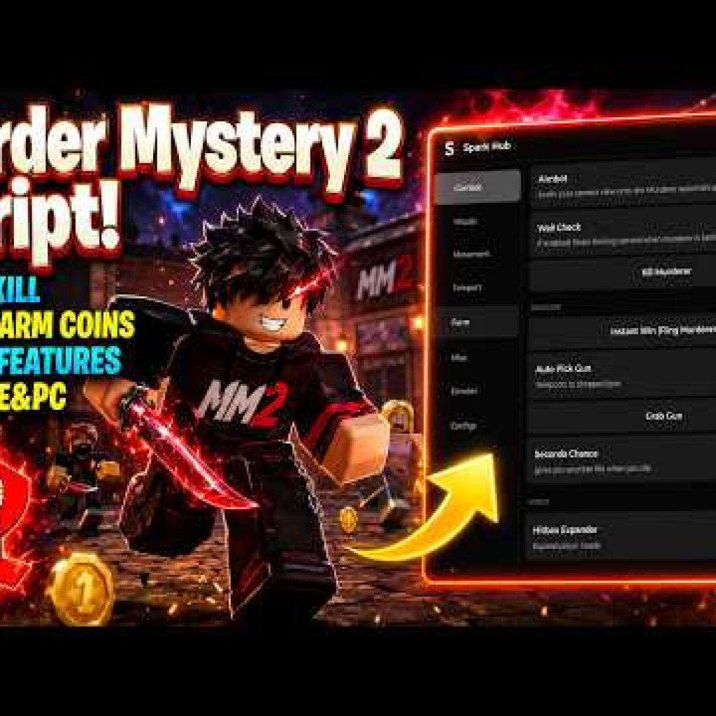 *NEW* Murder Mystery 2 Script 2026 | Auto Kill Player + Auto Farms Coins & More (No Key WORKING)