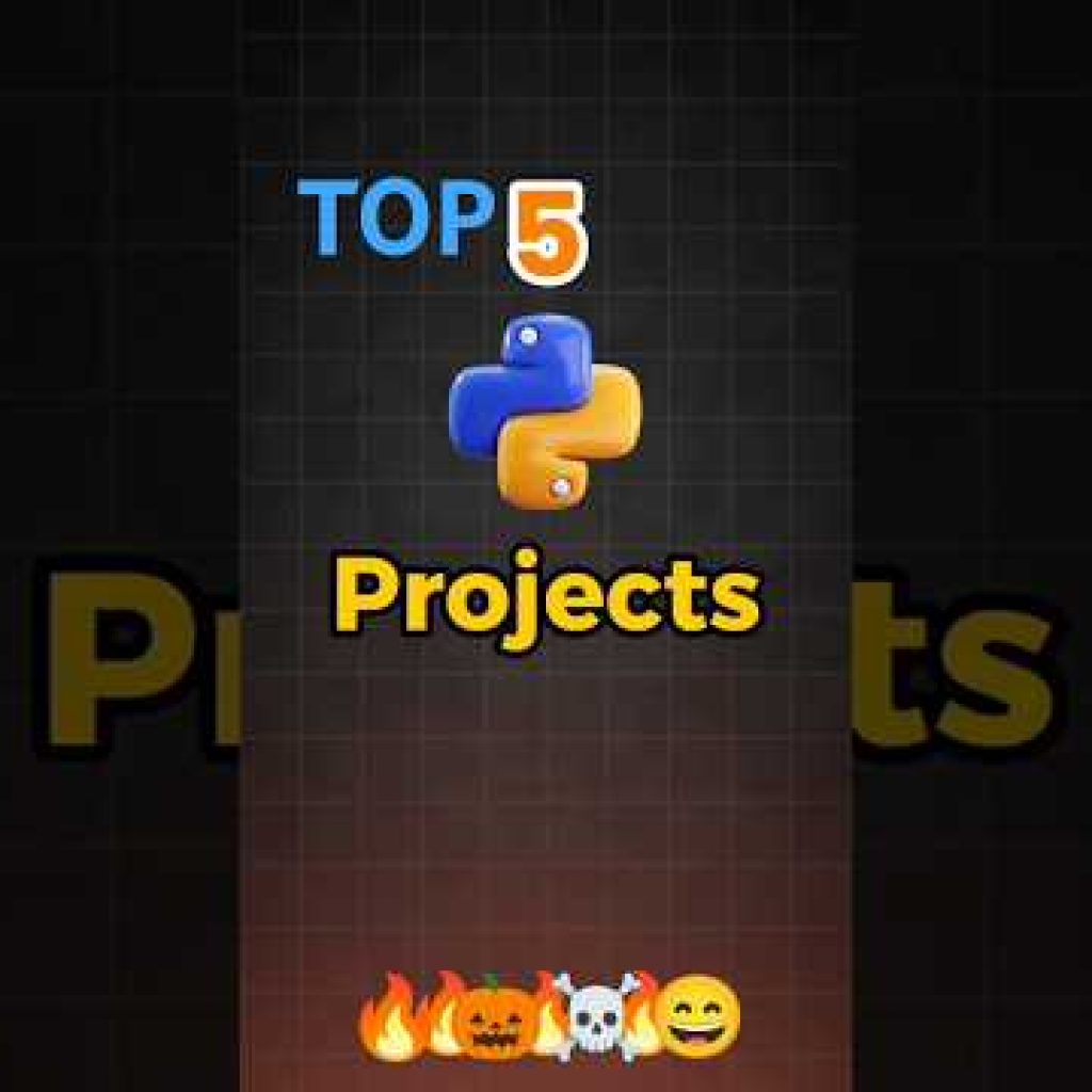 Top 5 Python Projects  | 😄 #coding #programming