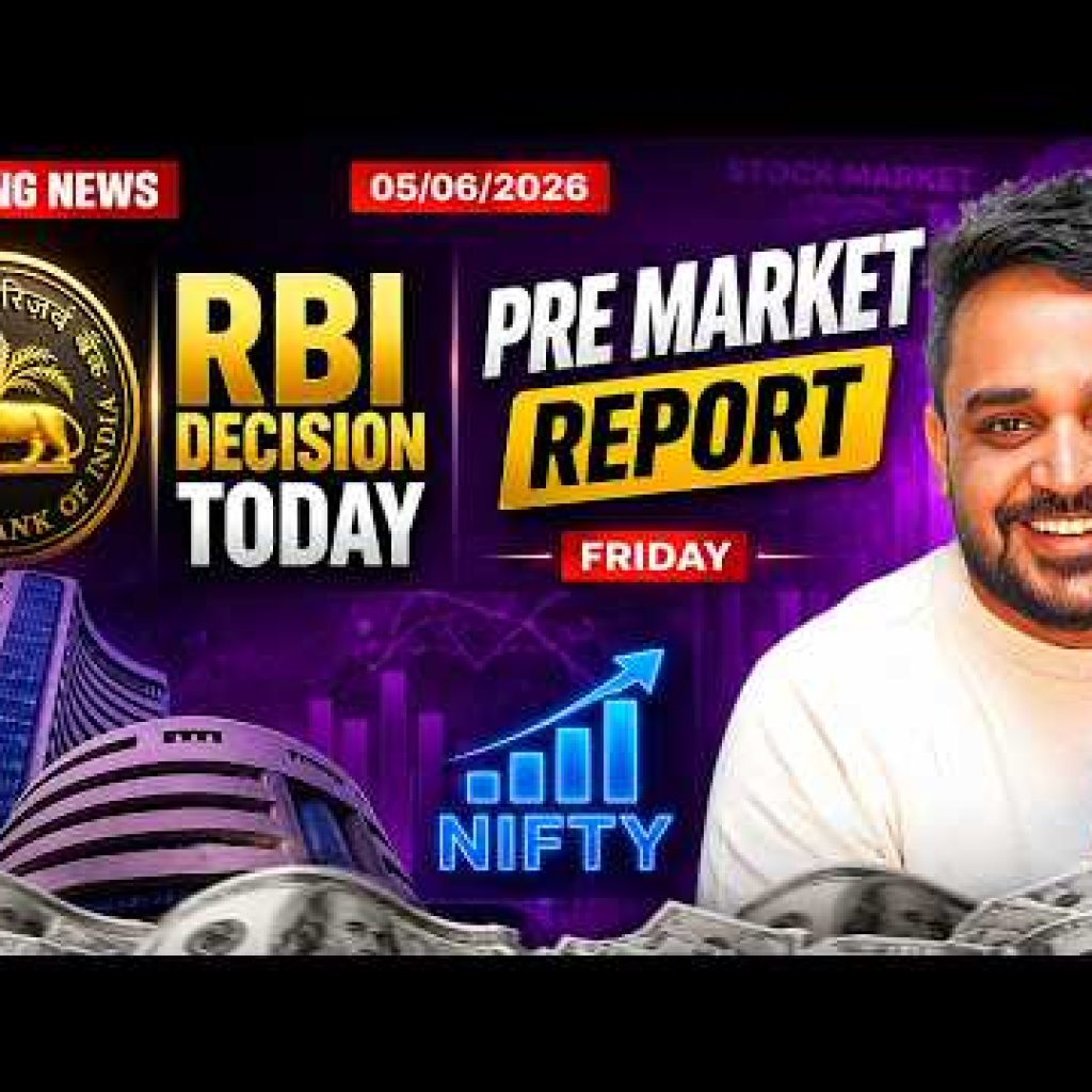 Pre Market Report and Analysis | Nifty & Sensex Pre Market Report | Pre Market Report 5 June 2026