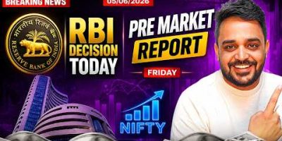 Pre Market Report and Analysis | Nifty & Sensex Pre Market Report | Pre Market Report 5 June 2026