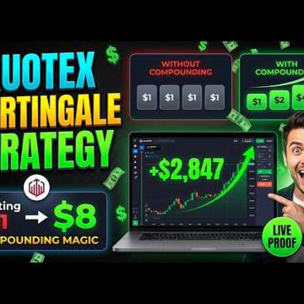 Quotex Martingale Trading Strategy Bot | QUOTEX COMPOUNDING STRATEGY | Quotex Martingale Trading Bot