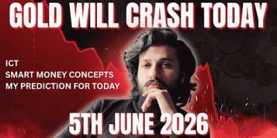 My Prediction: GOLD will Crash Hard Today! 5th June 2026