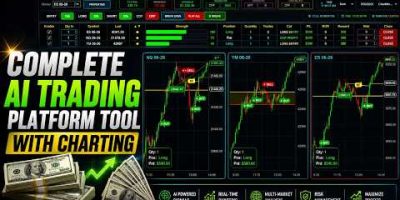 complete AI trading platform tool with charting