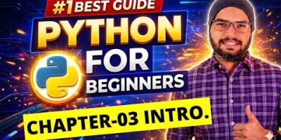 #30 Chapter-03 Introduction & Content | Python Tutorials For Beginners