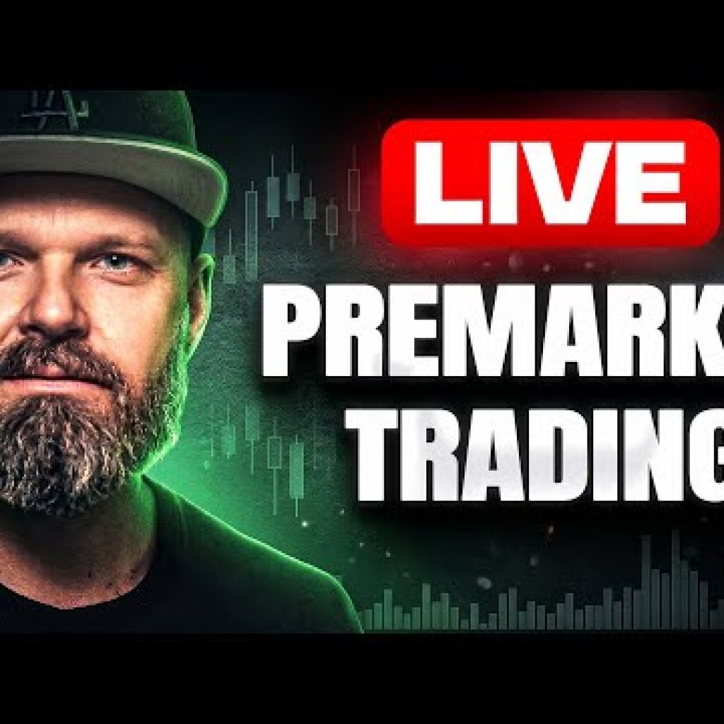Live Trading The Premarket Open | Bitcoin, NASDAQ, Gold & Oil