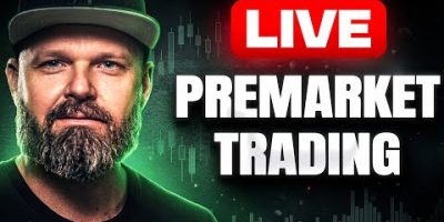 Live Trading The Premarket Open | Bitcoin, NASDAQ, Gold & Oil