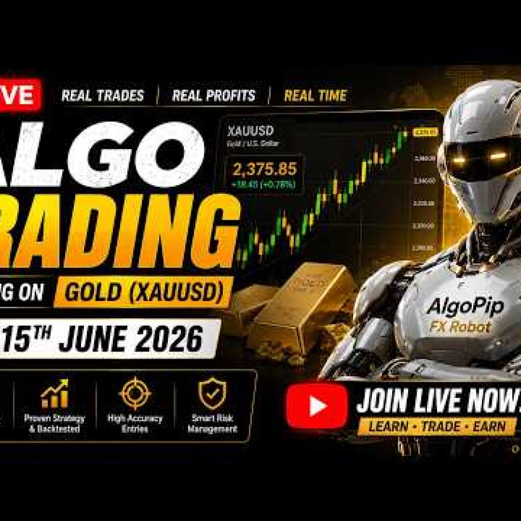 🔴 Live Robot Trading On GOLD | Live XAUUSD Algo Trading #goldtrading #algotrading