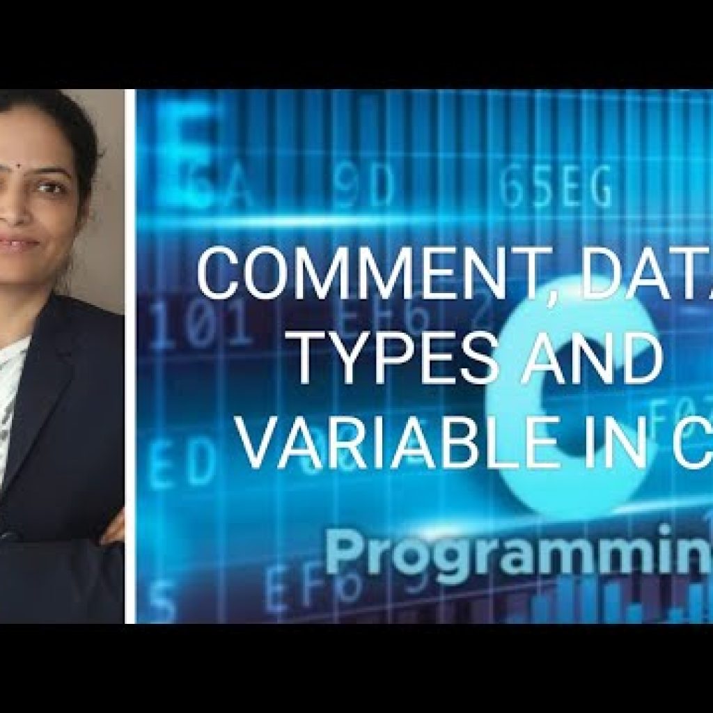 C programming for beginners. Comment, variable,data types and printf statement.
